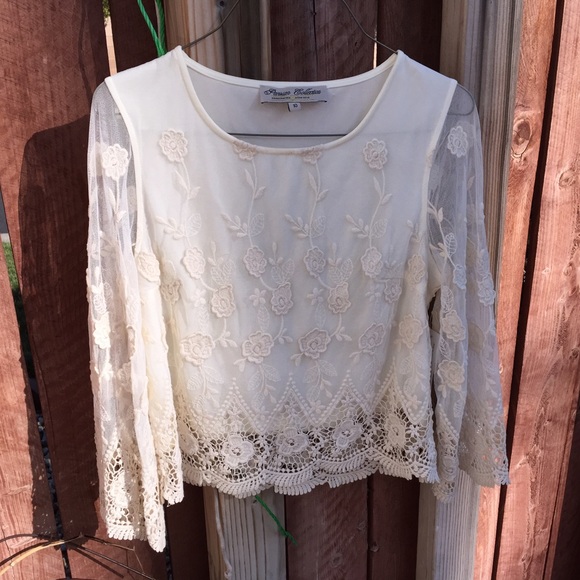 Lace Sheer Top