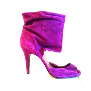 Steve Madden Purple Open Toe Heels