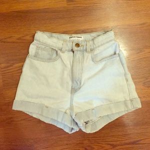 American Apparel high waisted shorts