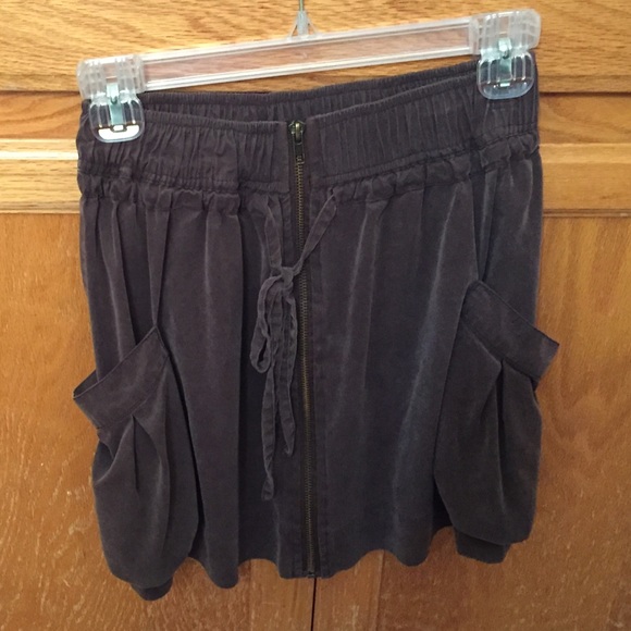 Brown Mini Skirt