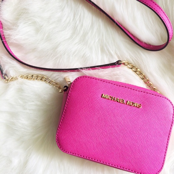 MICHAEL Michael Kors Handbags - Michael Kors Hot Pink Crossbody