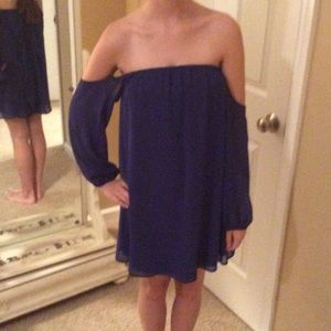 Sage Royal blue Dress size small