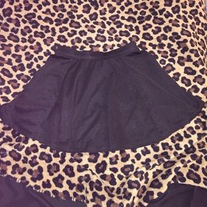 Black skater skirt