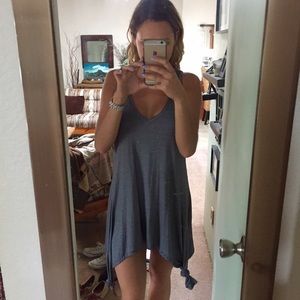 MINKPINK V-Neck Slouchy Striped Dress