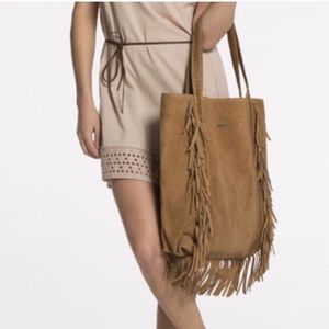 Leather shopper NWT