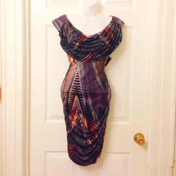 Rouched Sides Dress