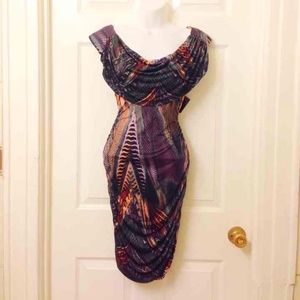 Rouched Sides Dress