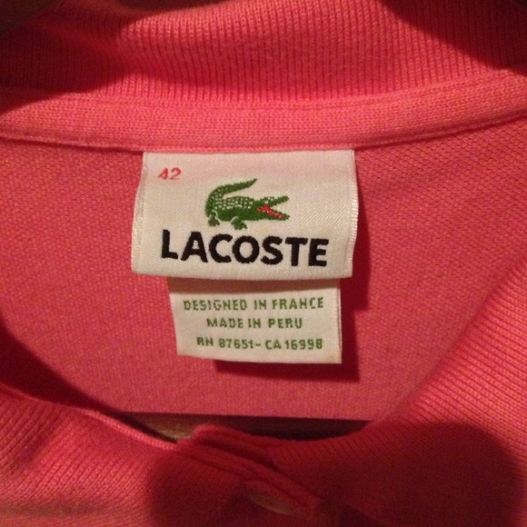 Lacoste polo - Picture 2 of 2