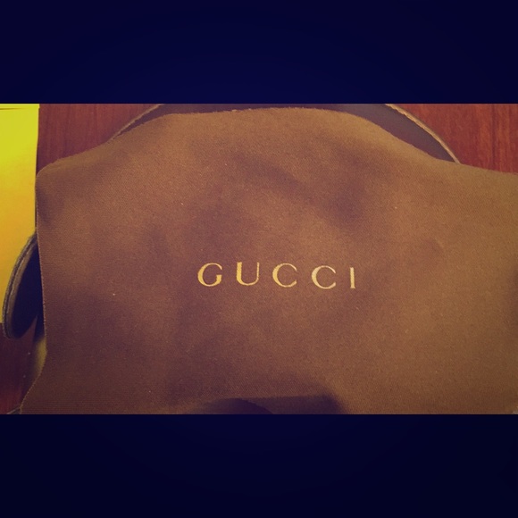 Gucci Black Aviator sunglasses