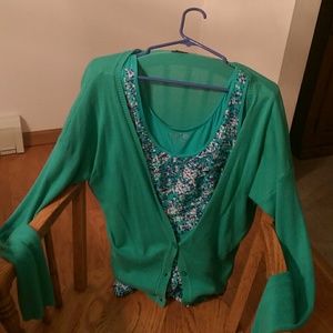 Sweater and camesole