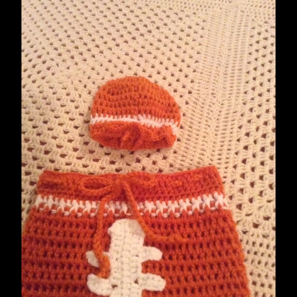 Crochet Baby Diaper Cover Cocoon set - Picture 2 of 2