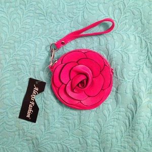 ROSE CLUTCH - WITH TAGS!