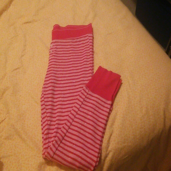 Thermal striped pants/sweats