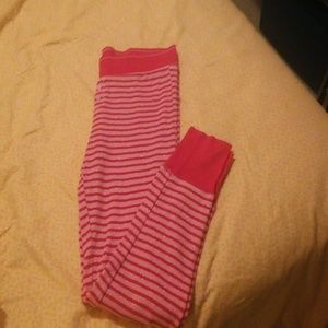 Thermal striped pants/sweats