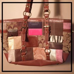 Medium sized patchwork purse