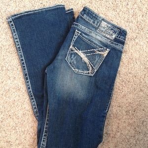 Silver jeans, Tuesday. Size 28x35.