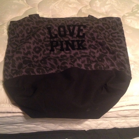 Love pink tote bag