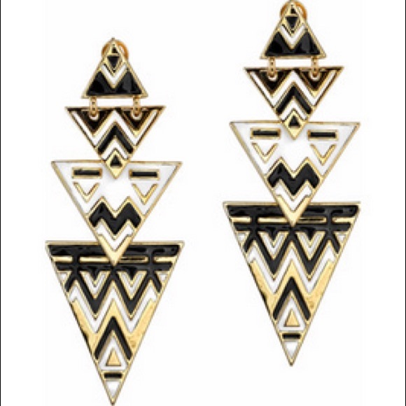 House of Harlow 1960 Tribal Drop Earring