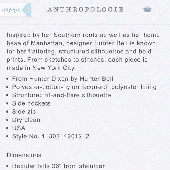 {Anthropologie} Adette Dress - Picture 3 of 3