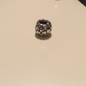 Silver heart Pandora charm