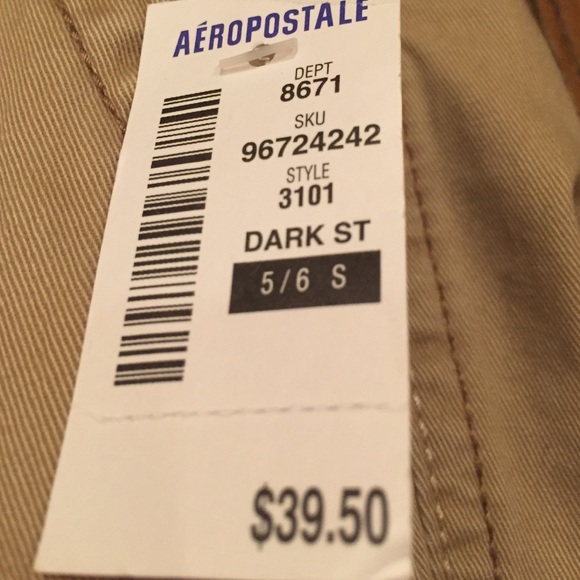 Aeropostale Khaki Skinny Flair Pants - Picture 2 of 3