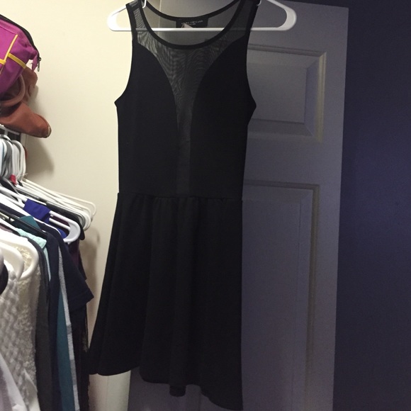 Black skater dress