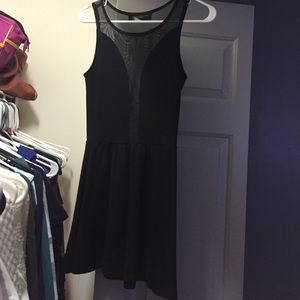 Black skater dress