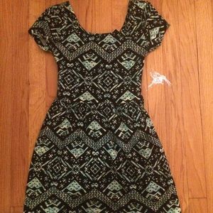 Forever 21 Aztec Print Skater Dress