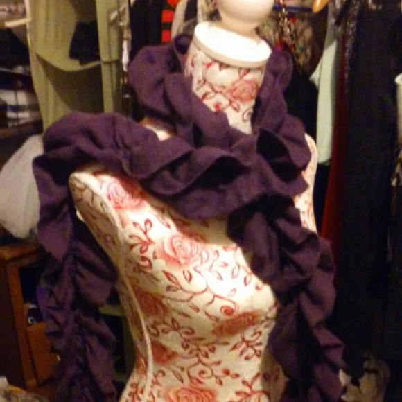 Purple scarf