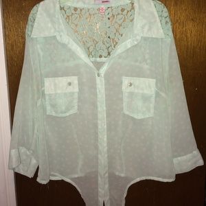 Polka dotted blouse