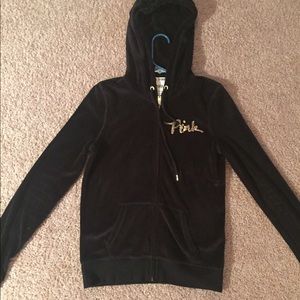 Victoria's Secret Pink Black Hoodie