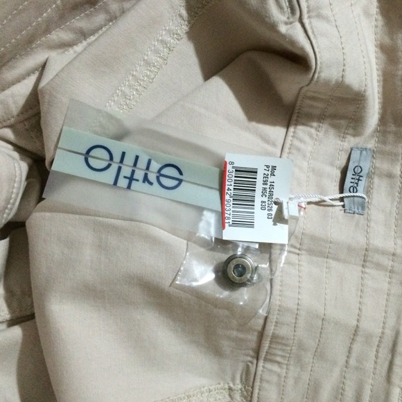 BNWT Khaki skirt- Italian designer Oltre- size 16 - Picture 3 of 4