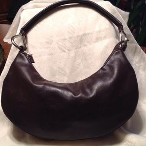 BUENO Dark Brown Leather Purse 👜