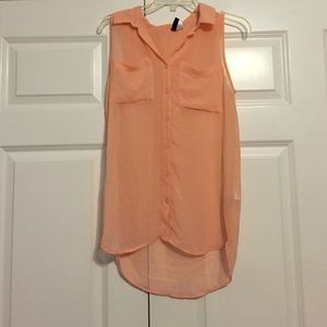 Peach blouse