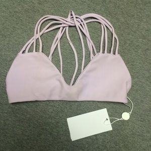 NWT Mikoh Banyans bikini top light purple - XS