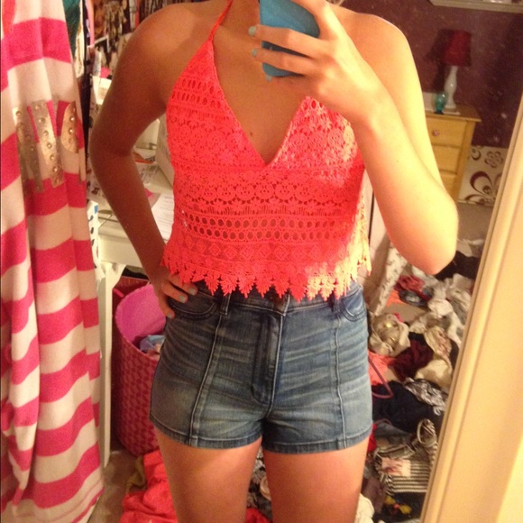 H&M festival crop top never been worn
