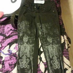 Skeleton full body LIP SERVICE jeans.