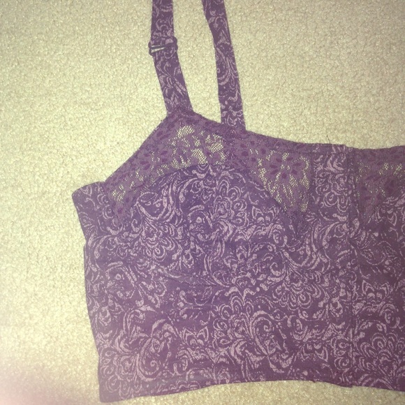 Urban outfitters purple crop top/bralette