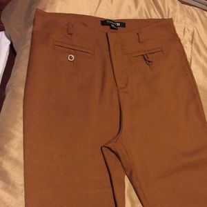 Ah pair of bell bottom type of pants ...