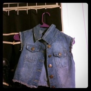 Denim vest