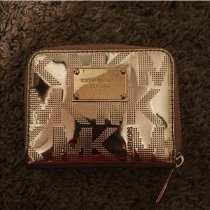 Gold Michael Kors Wallet