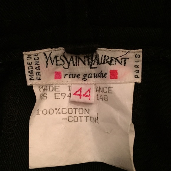 🔥❌‼️SOLD‼️❌ YSL Black Bermuda Dress Shorts 🔥 - Picture 4 of 6