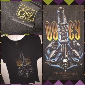 Women's obey shirt!!