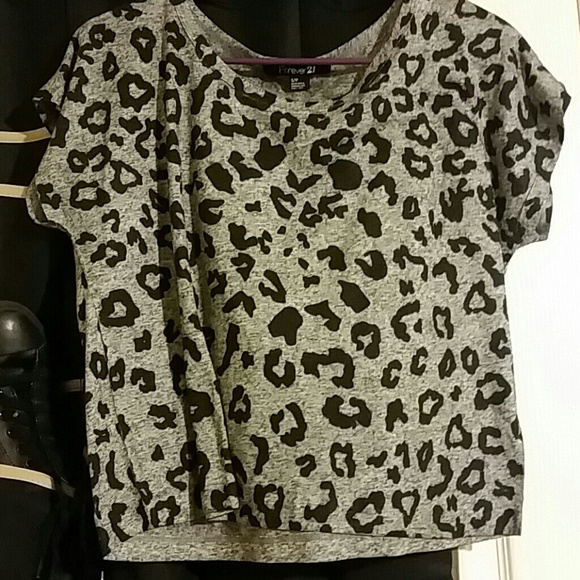 Leapord print top