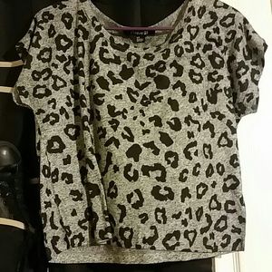 Leapord print top