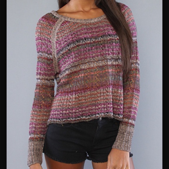 Free People Sweaters - Free people litf faded rose aso violet Harmon