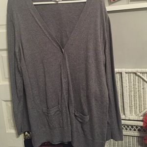 Grey cardigan