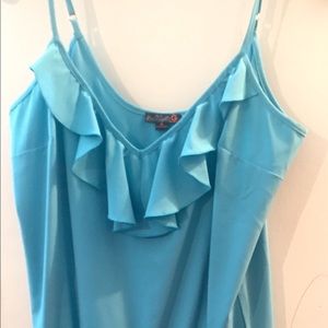 Blue & black 2 tone summer dress