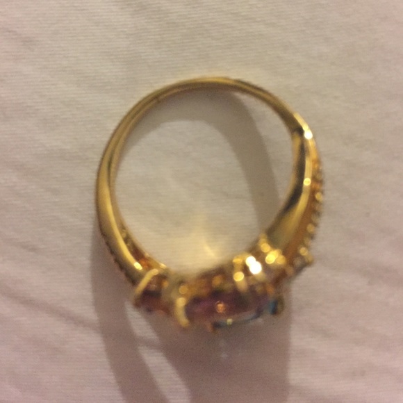 Gold ring with 4 colors - Picture 3 of 3