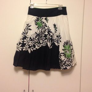 A-Line floral skirt